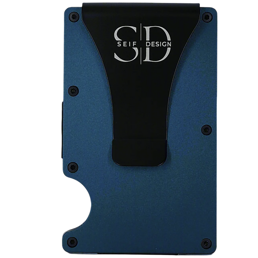 Lite Blue - Card Holder with RFID Blocking